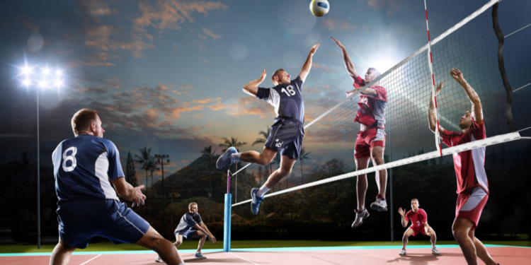 Siatkarze Olymp Błonie w akcji